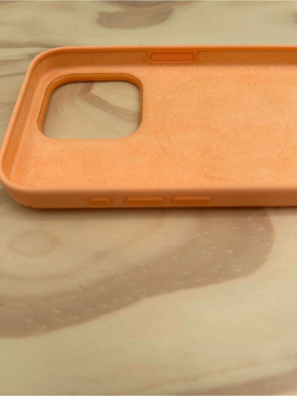 Apple Silicone MagSafe Case for iPhone 15 Pro Orange Sorbet - Picture 5 of 8